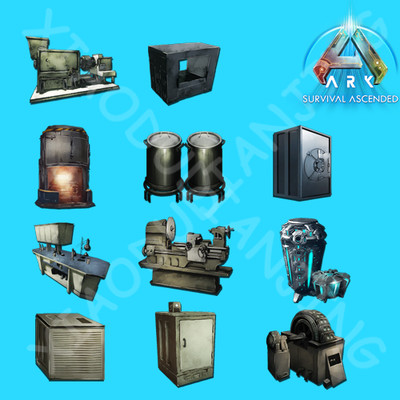 ARK Survival Ascended value meals/Pack/PVEPS5/XBOX/PC/Industrial Structures