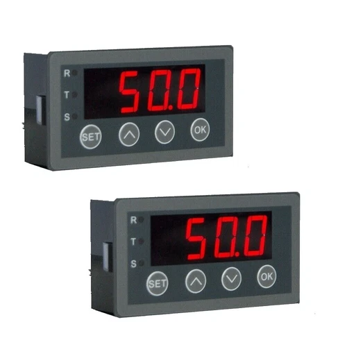 2pcs Digital Display Meter 0-10V 0-20mA 2-10V 4-20mA Analog Display Meter Relay