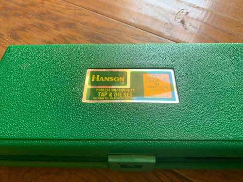 Hanson IRWIN 12-Piece Fractional Tap and Die Set 24612 - MADE in OHIO USA - NEW - Picture 3 of 6
