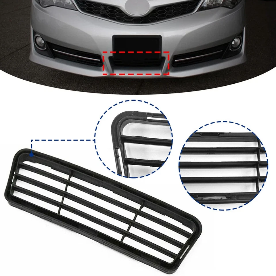 Front Lower Bumper Grille Fog Lights Set For 2012 2013 2014 Toyota Camry SE 6PCS - Image 3 of 4