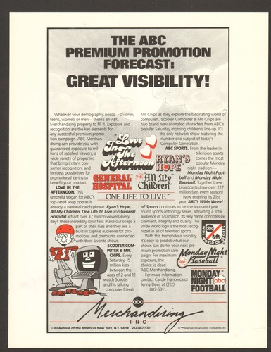 1982 ABC Merchandising Kit Provided to Licensee - Picture 11 of 11