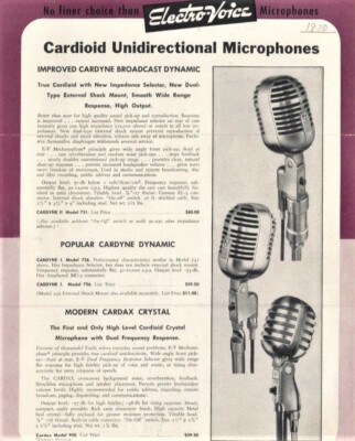 1950s USA製 ELECTRO-VOICE 926モデル マイクスタンド EV 926