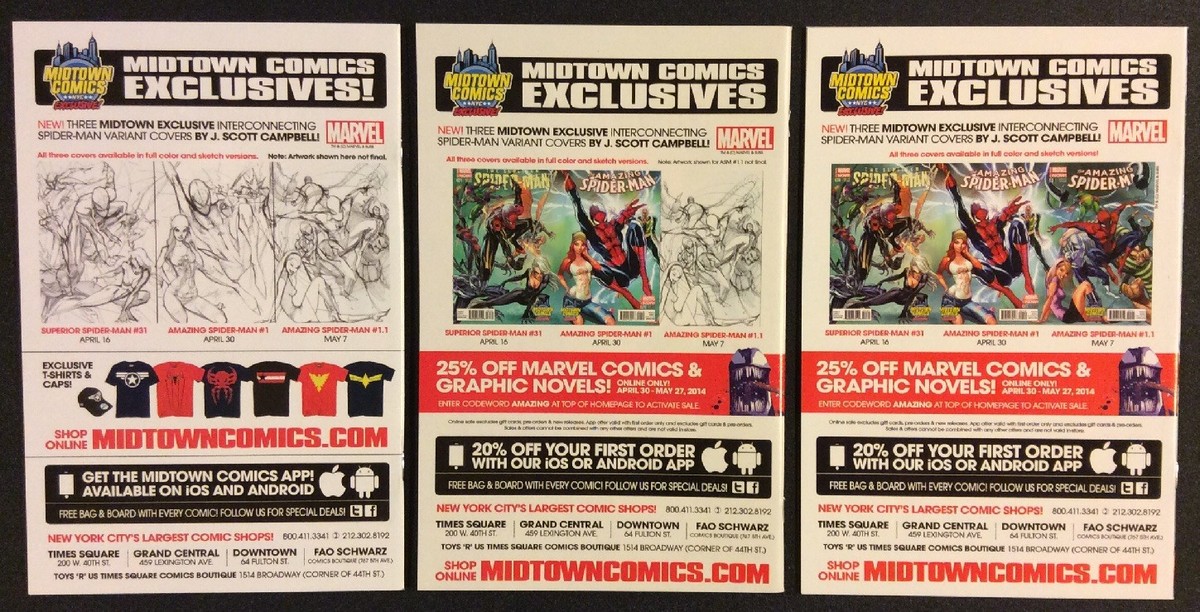 AMAZING SPIDER-MAN #1 SUPERIOR #31 Comic J SCOTT CAMPBELL