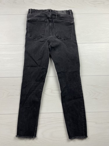 Zara Trafaluc Girls Size 6 Black Ankle Skinny Jeans - Picture 2 of 7