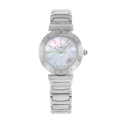 Charriol Alexandre Steel MOP Quartz Ladies Watch AMS.920.002