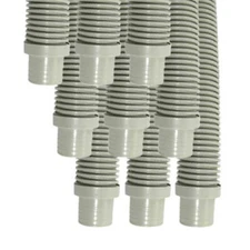 Puri Tech Vacuum Hose Navigator Pool Vac Ultra Aquabug 1.5in x 4ft Lt. Grey 9 pk