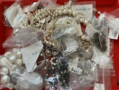 Carolee Huge 3 pounds Scrap Jewelry Lot for Crafting Upcycling Many pearls