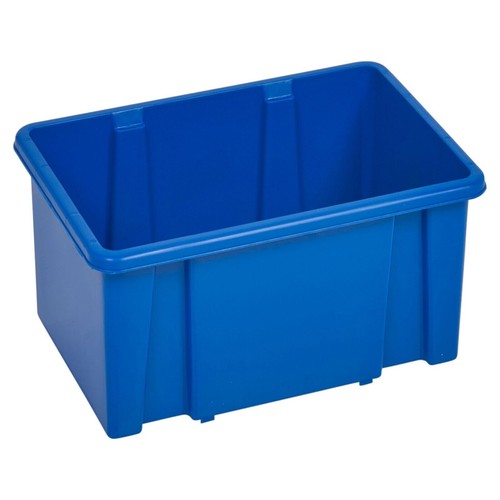 Coloured Plastic Home Storage Boxes Quality Stackable Arts & Craft Toy Container - Picture 2 of 17
