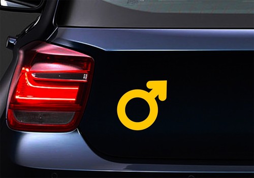 Male Symbol Car Laptop Motorbike Vinyl Decal Sticker (ia) - Picture 6 of 10