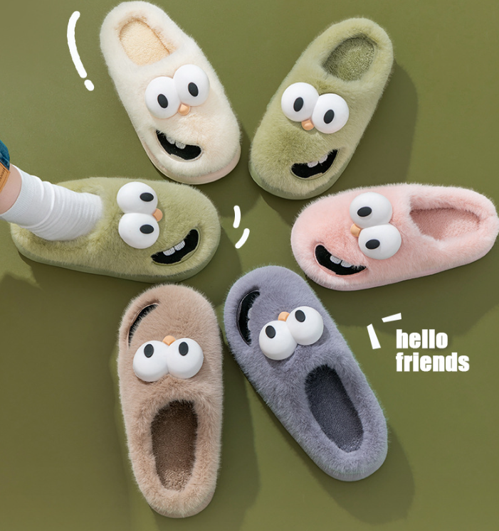 APL Pantofole in cotone da donna autunno e inverno calde ciabatte peluche DE * * 