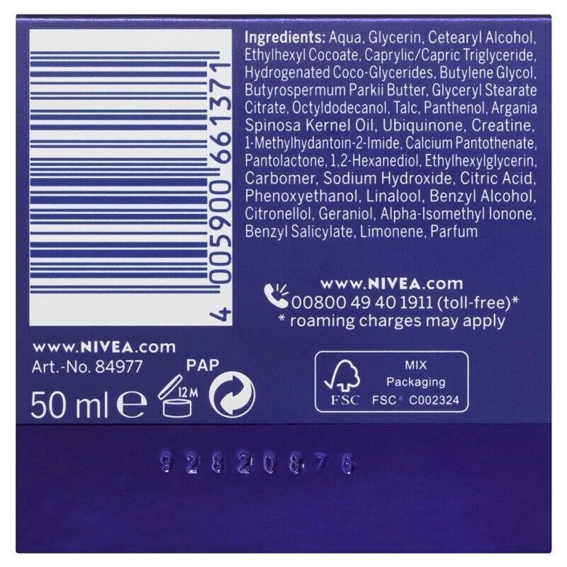 NIVEA Q10 Power 60+ Anti-Falten reife Gesichtsfeuchtigkeitscreme Nachtcreme 50ml - Bild 4 von 4