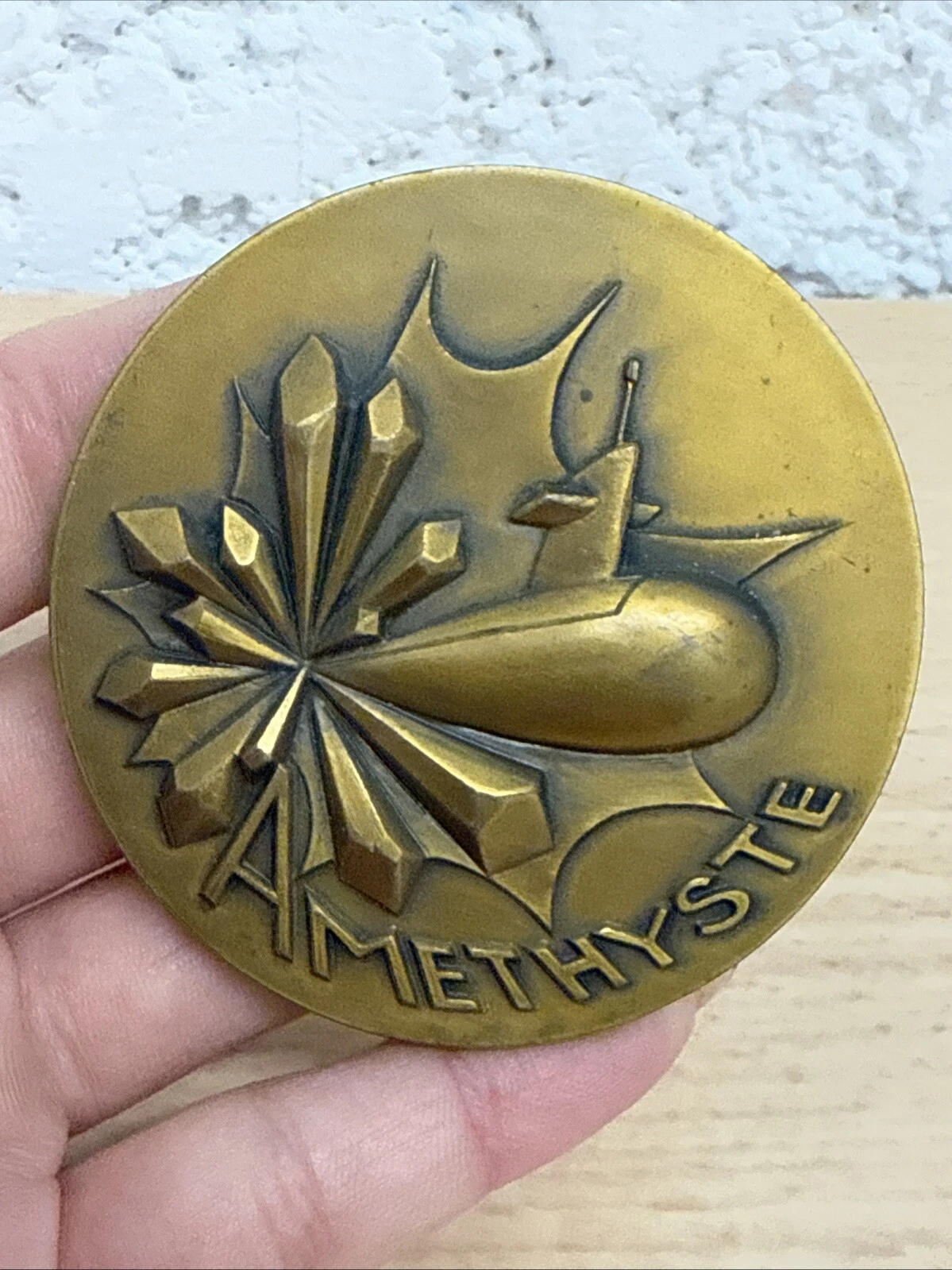 Médaille Methyste Direction Des Constructions Et Armes Navales En Bronze