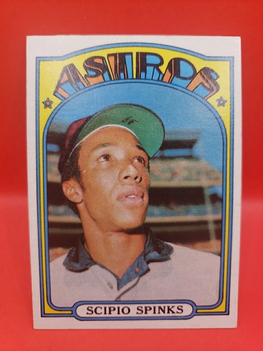 1972 Topps #202 Scipio Spinks, Houston Astros Near Mint Condition