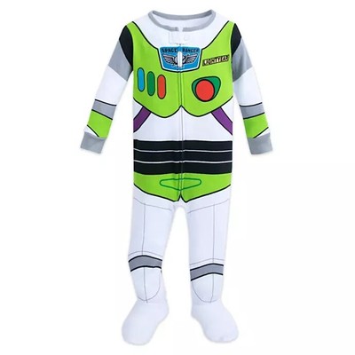 NWT Disney Store Buzz Lightyear Costume Sleeper 0 3 6 9 12 18 24mo Baby Boy