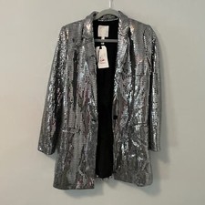 New Nwt Leith Metallic Jacket Blazer Size Small