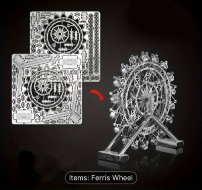 3D Metal Self Assembly DIY Model Kit Infinite Creativity  Ferris Wheel FREE SHIP