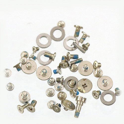 Full Set Silver Bottom Screws For iPhone 4 4S 5 5s 6 6 Plus 6S 6S Plus 7 7 Plus - Picture 3 of 4