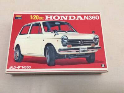 希少　イマイ　n360 Vintage Made By Imai 1/20 Honda N360 White Plastic Model