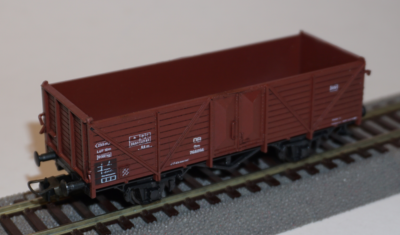 ROCO Wagon couvert à essieux et clairevoies pour bestiaux ep III DB HO