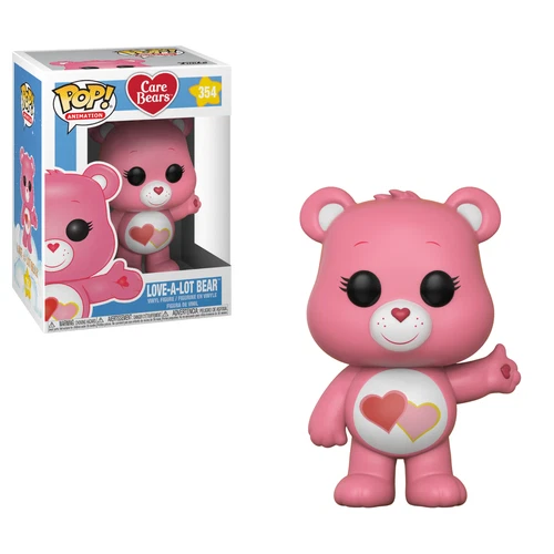 New Pop Animation: Care Bears - Love A Lot Bear 3.75" Funko Vinyl VAULTED
