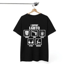 I Support LGBTQ Shirt, Funny Meme Shirt, 100 Cotton Unisex Shirt, Trendy Shirt,