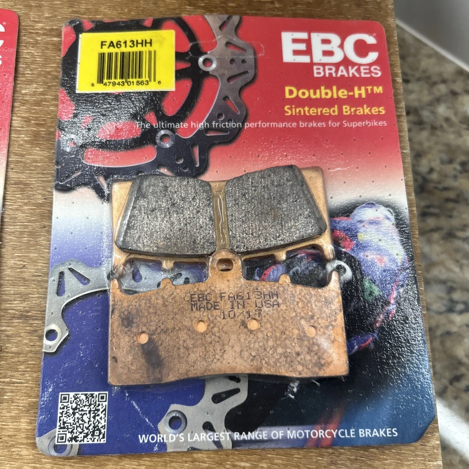 Juego de 2 pares de pastillas de freno delanteras EBC HH sinterizadas para BMW K1600GT K1600GTL 2011-2018 Foto 2 de 4