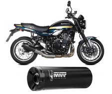 Mivv Exhaust Muffler HR1 Inox black short carbon End KAWASAKI Z 900 RS 2018 2024