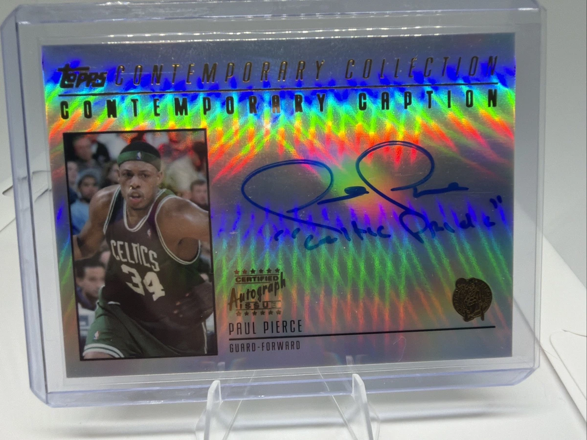 Paul Pierce Basketball Autographed Sports Trading Cards Paul Pierce Basketball Autographed Sports Trading Cards