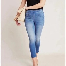 Anthropologie Pilcro and the Letterpress High-Rise Denim Leggings Jeans Size 27