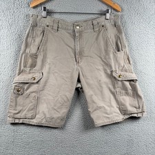 Carhartt Cargo Shorts B357 DES Relaxed Fit Ripstop Mens 36 Tan Workwear Utility