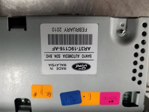 Audio Equipment Radio Display ID AR3T-19C116-AF Fits 10-12 MUSTANG 549040 - Picture 4 of 12