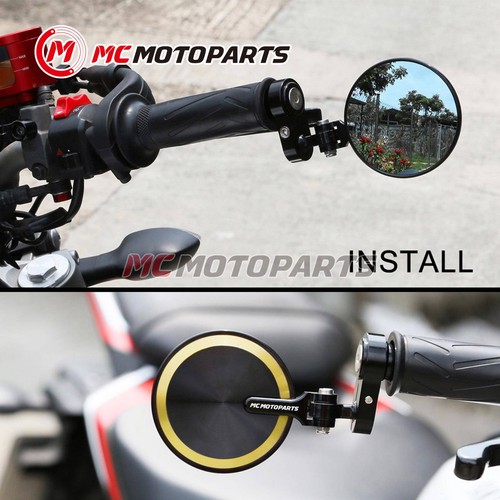 REBORN Gold Folding CNC Bar End Mirrors For CB500 X 13-19 18 17 16 15 14 - Picture 4 of 5
