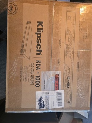 KLIPSCH KDA-1000 4 CHANNEL DSP POWER AMP **BRAND NEW**