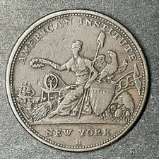 1833 Hard Times Merchant Token Robinson's Jones and Co Attleboro MA Not One Cent