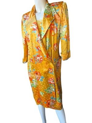 Vintage 90 s Silk Emanuel Ungaro 3 piece outfit SZ 6- 8
