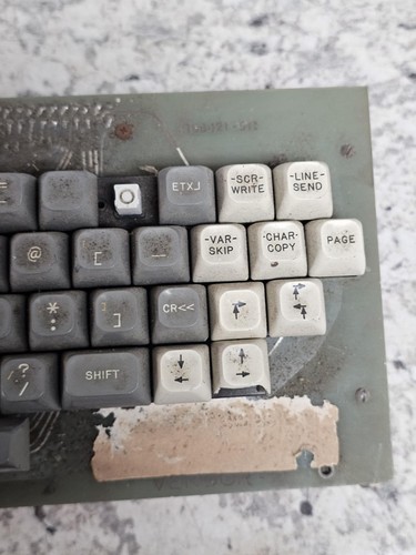 Early Super Rare Vintage Retro Terminal Keyboard 2188421-511 / 65-0511-04 - P&R - 第 5/9 張圖片