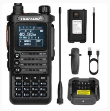 2 X TIDRADIO TD-H8 10W Long Range Walkie Talkie Programmable 2-Way Radio Set.