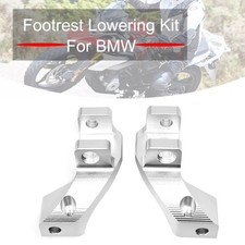 Sozius Fußrasten Tieferlegung Für BMW S1000XR R1200GS R1250GS Aluminum Silber
