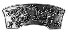 Dragon Hair Clip, Hand Cast Metal Barrette Made in the USA with a Medium 70mm...