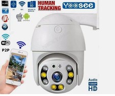 TELECAMERA IP CAM PTZ APP YOOSEE WIFI CAMERA DOME WIRELESS ESTERNO MICRO SD 4MM