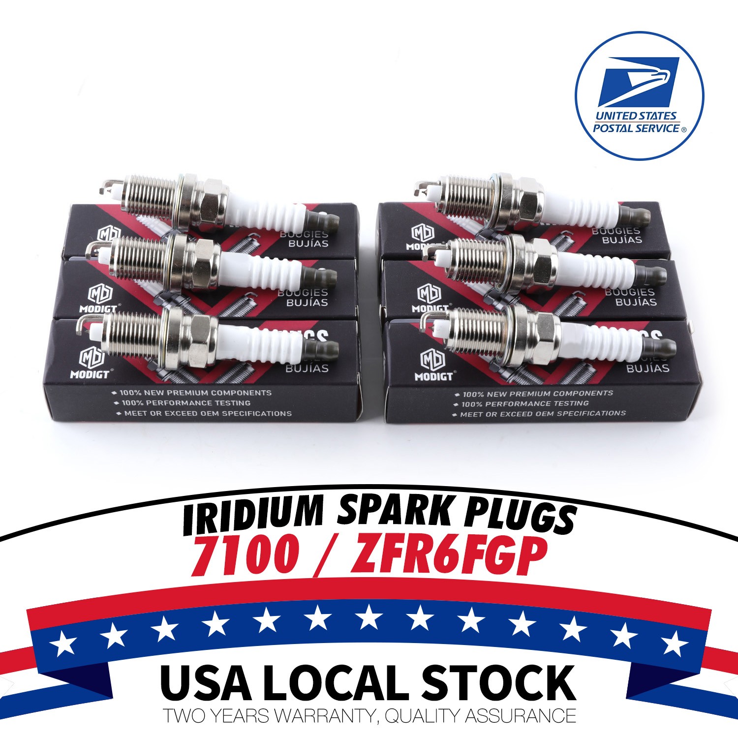 6PCS FOR NGK 7100 IRIDIUM SPARK PLUGS FOR Ram 1500 JEEP Liberty 3.7L ZFR6FGP OEM