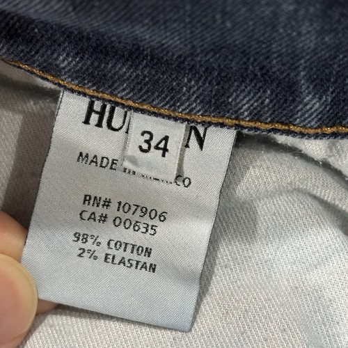 Hudson Straight Jeans Herren 34 dunkelblau Byron Denim - Bild 3 von 10