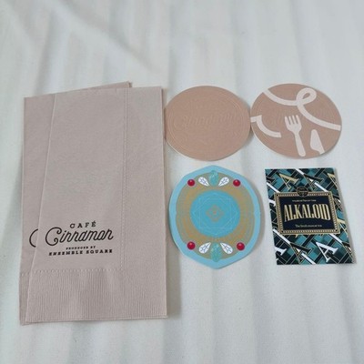 Ensemble Stars Cafe Cinnamon Tea Card + Coaster + Paper Set, ALKALOID, Like