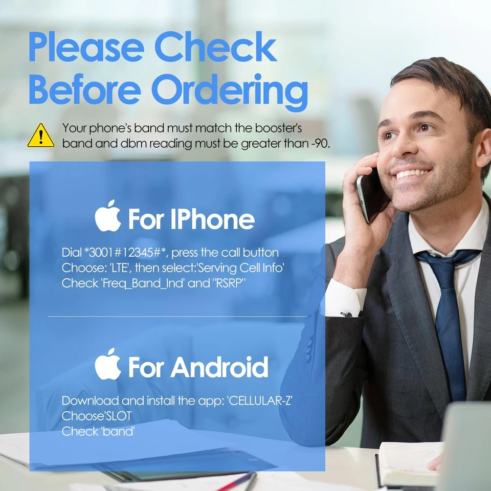 Cell Phone Signal Booster for Home Tri-band 700/850MHz 3G 4G LTE 5G B5/12/13/17 - Image 2 of 4