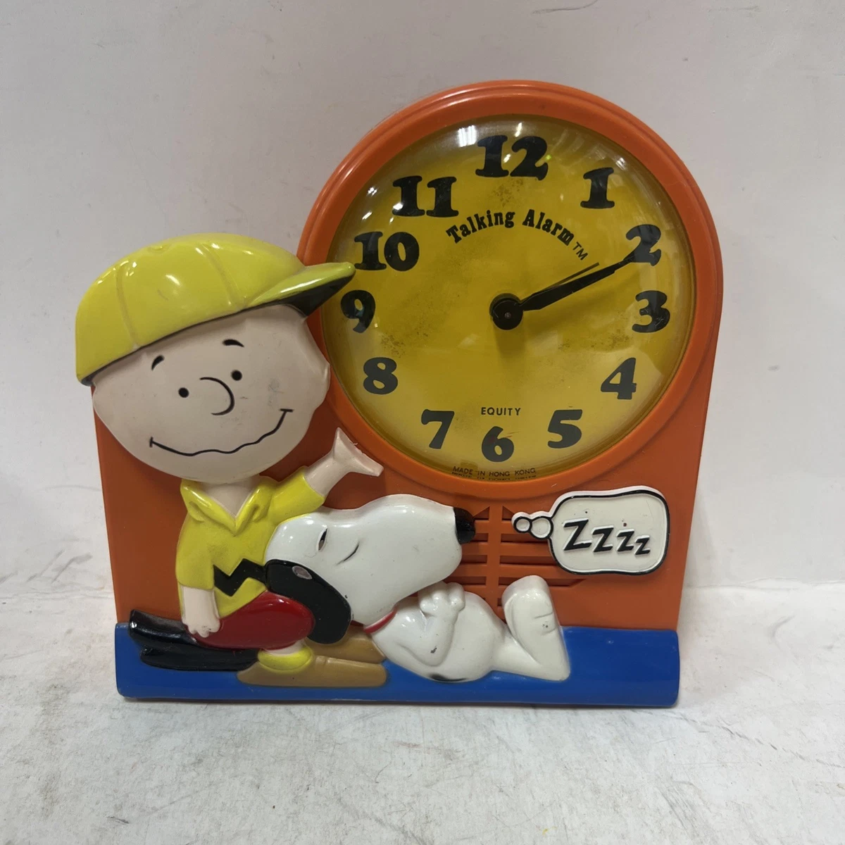 Vintage Peanuts 14 inch Snoopy Alarm Clock