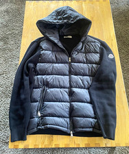 Moncler Herren Steppjacke Schwarz Kapuze Rei�...