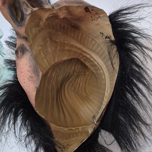 Vintage Bankräuber große Nase Papier Zaubergruppe Latex Gummi Halloween Maske - Bild 7 von 8