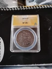 1879- $1 Morgan Silver Dollar ANACS VF 35 Details