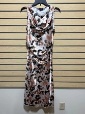 Bebe NWT satin print dress Size S