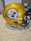 NICE Autographed Steelers Joey Porter Jr Full Size Flash Rep Helmet JSA COA
